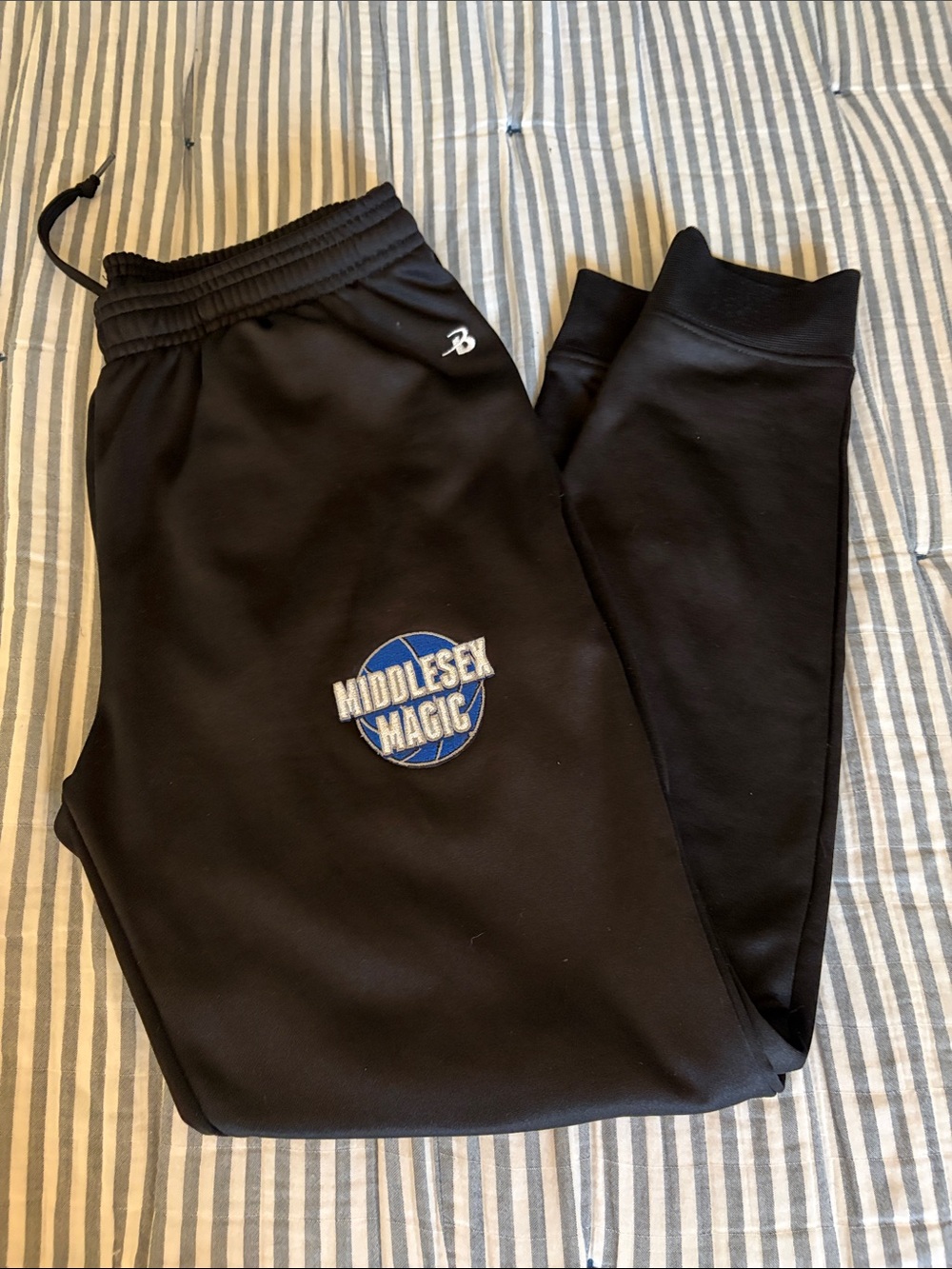 Middlesex Magic Kids Black Joggers with Team Logo